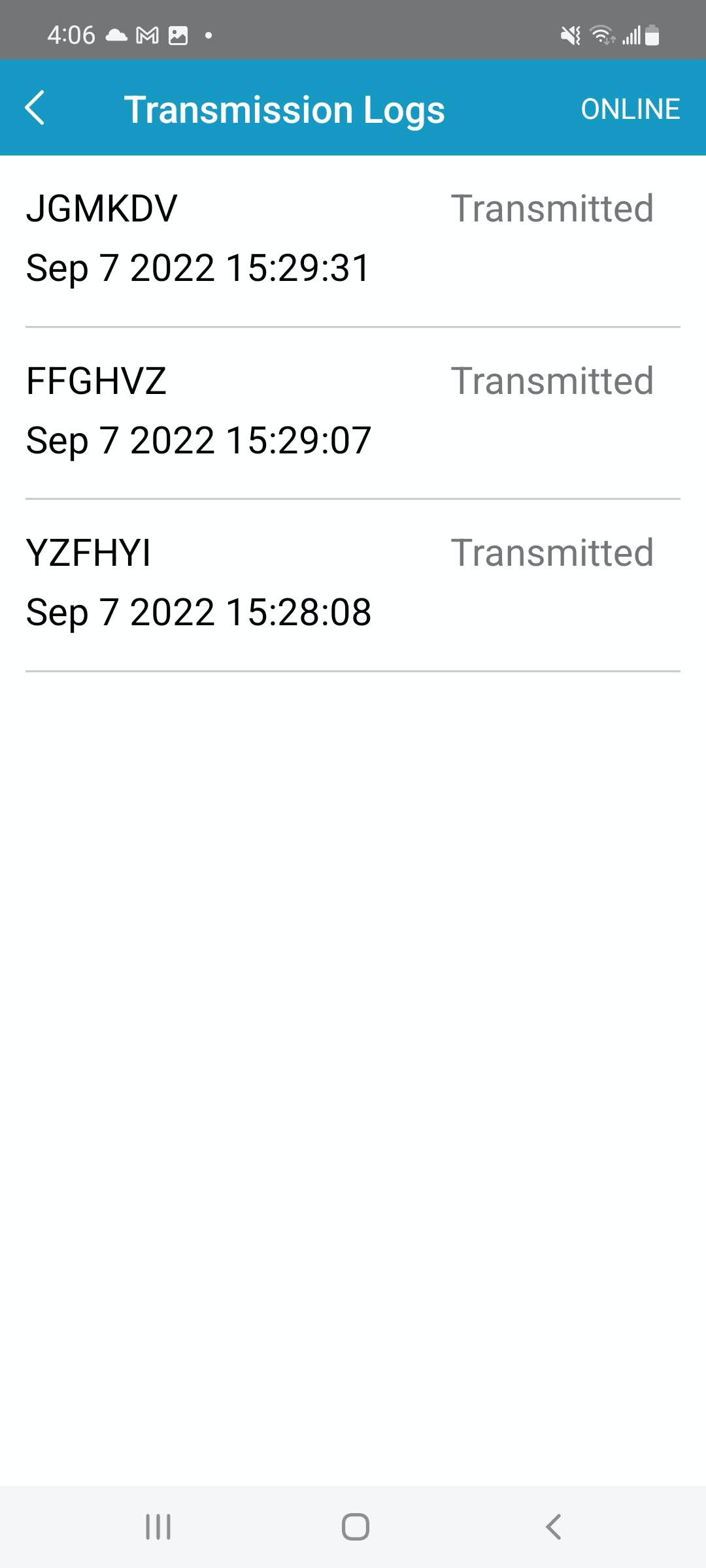 Here’s how your transmission logs will look on mobile